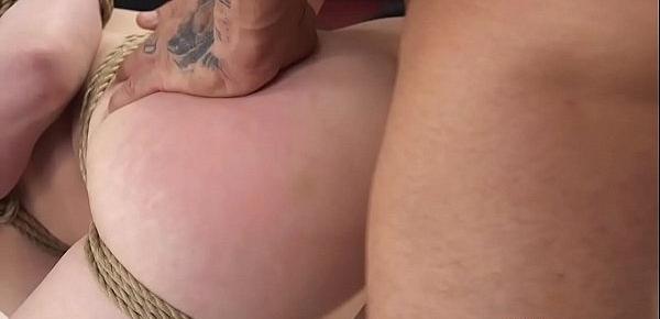  Tattooed patient anal fucks tied nurse